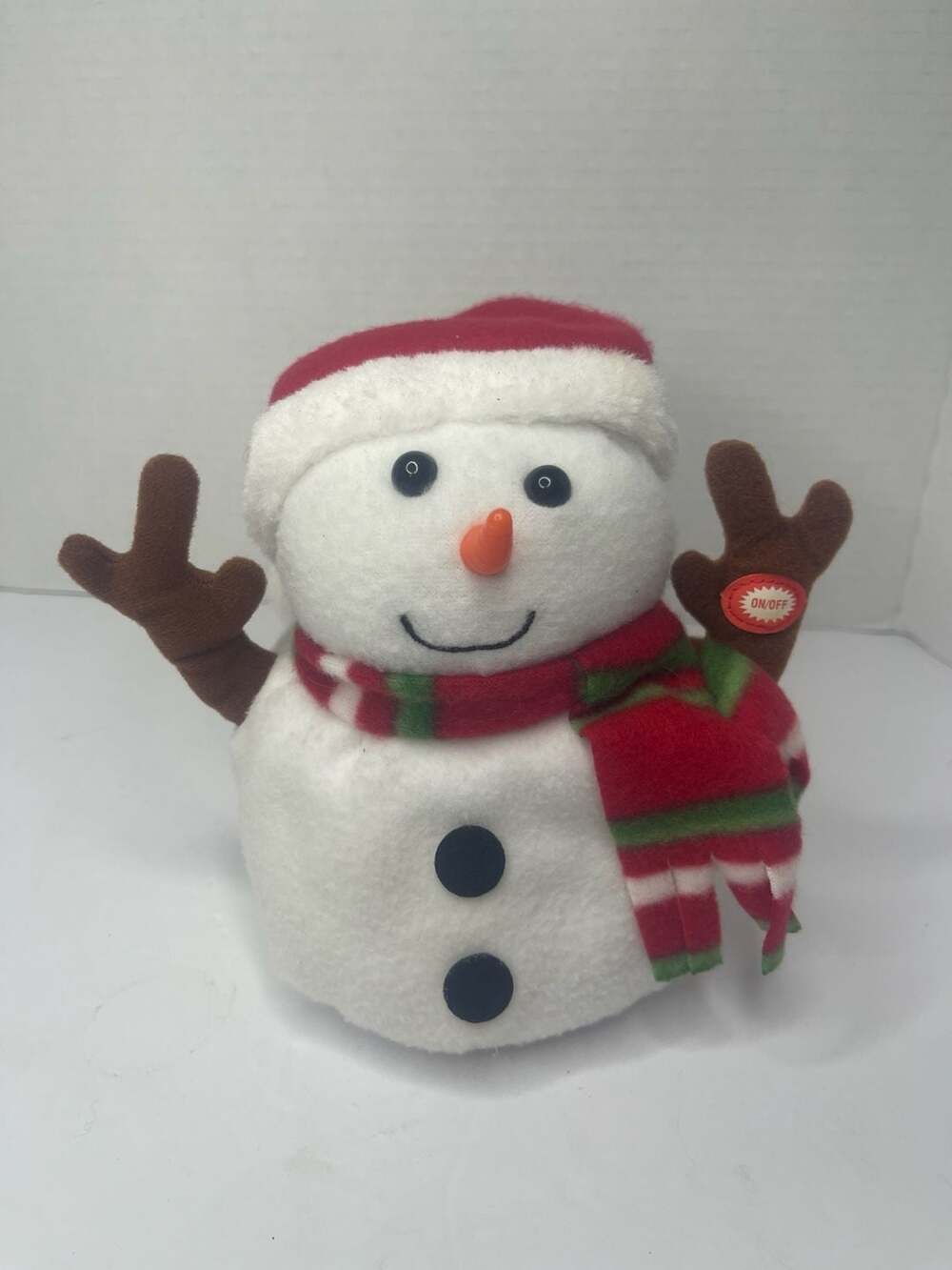Kids Of America Animated Christmas Repeating Snowman Plush Works